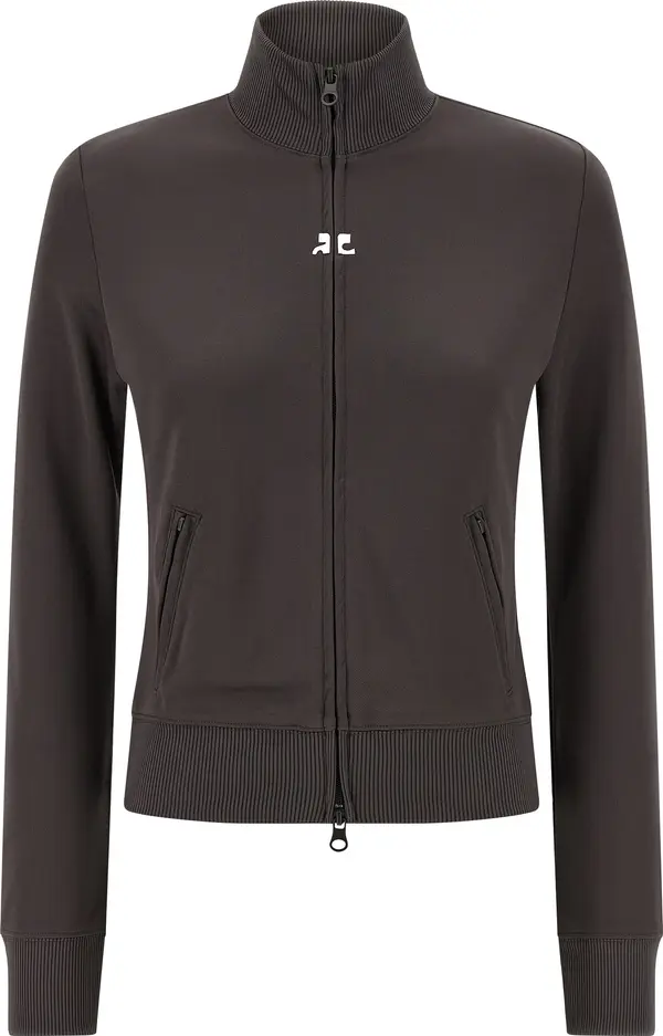 Gray Polyester Sweatshirt