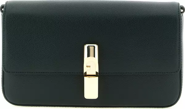 Bicolor Calfskin Crossbody Bag