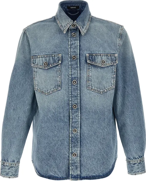 Blue Cotton Blouse