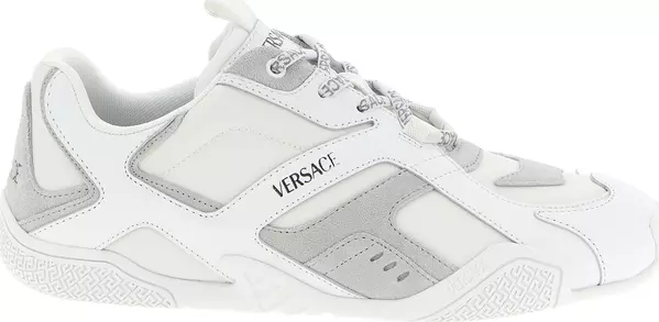 White Calfskin Athletic Sneakers