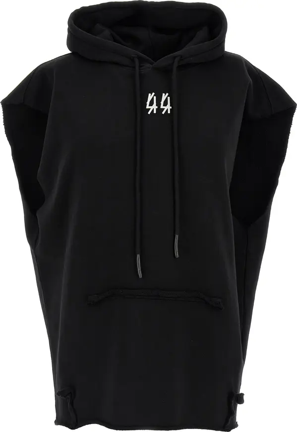 Black Cotton Sweatshirt