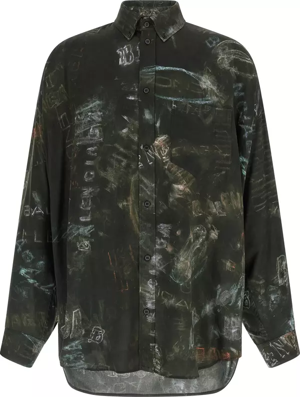 Black Viscose Blouse
