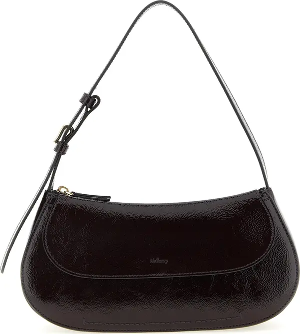 Purple Calfskin Shoulder Bag