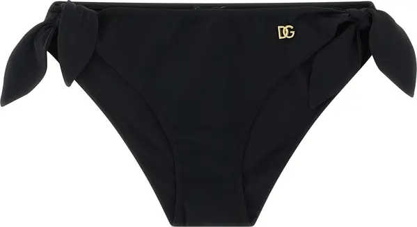 Black Polyamide Swim Briefs