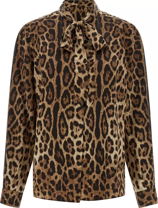 Brown Silk Blouse