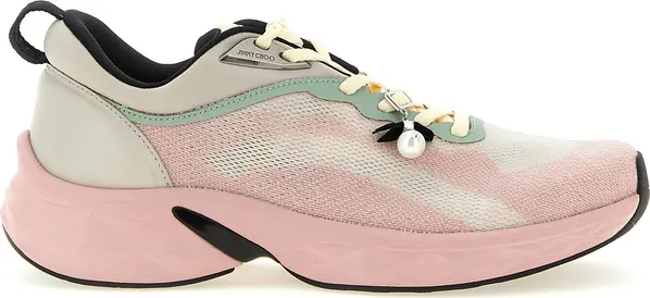 Multicolor Tencel Athletic Sneakers