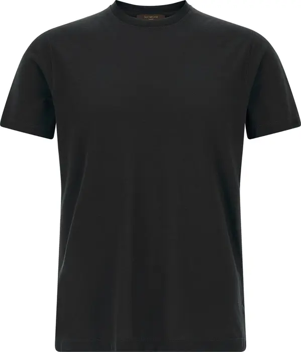 Black Cotton T-Shirt