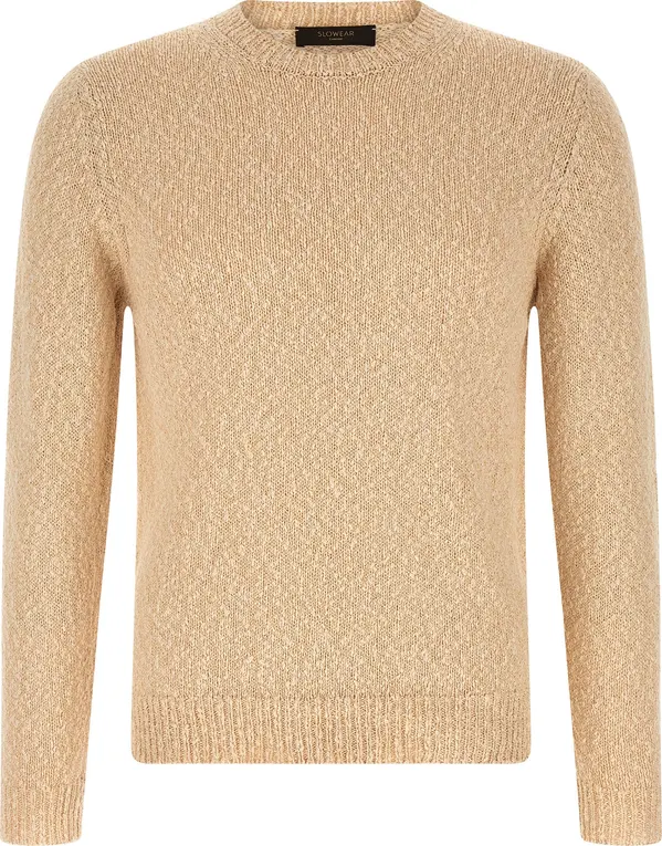 Beige Cotton Cardigan