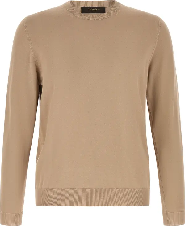 Beige Cotton Cardigan