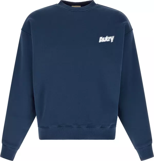 Blue Cotton Sweatshirt