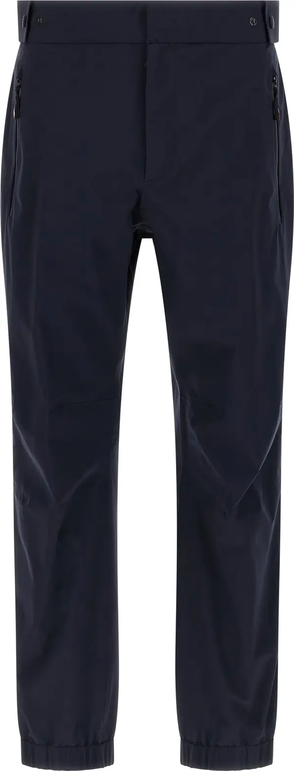 Blue Polyamide Joggers (Workout Pants)