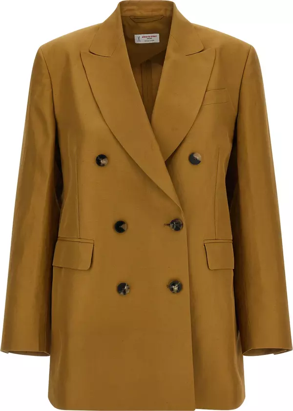 Brown Viscose Blazer