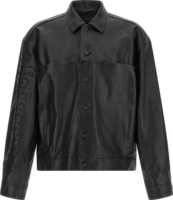 Black Buffalo Leather Leather Jacket