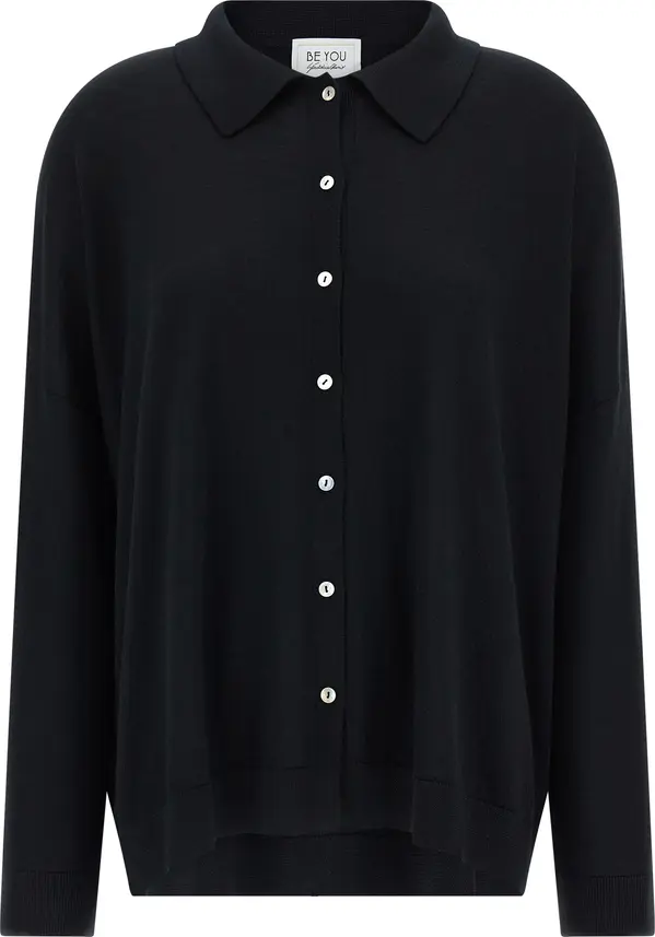 Black Cashmere Cardigan