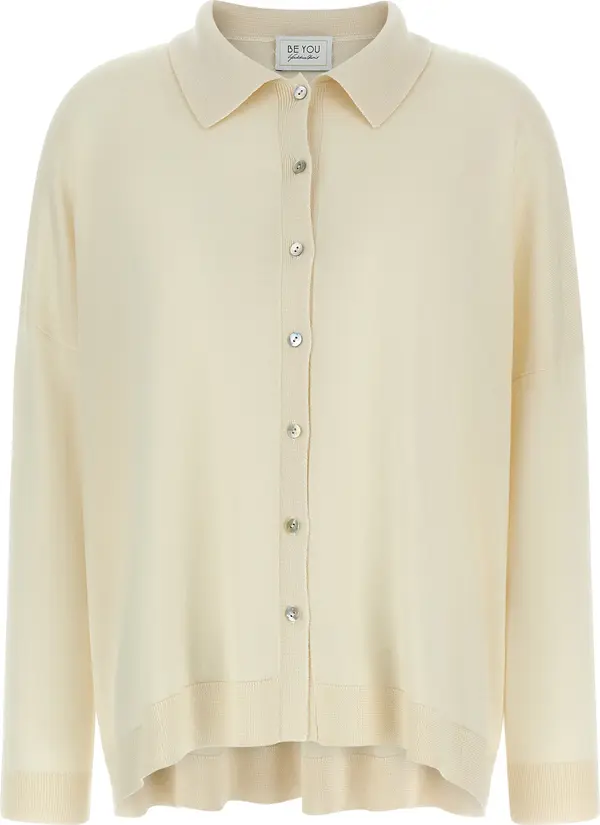 White Cashmere Cardigan