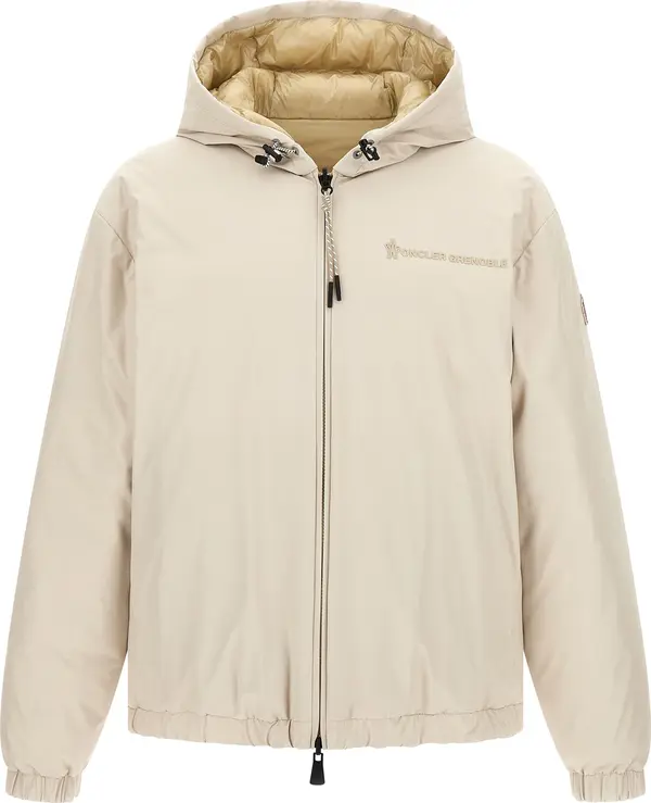 Beige Polyamide Shell Jacket