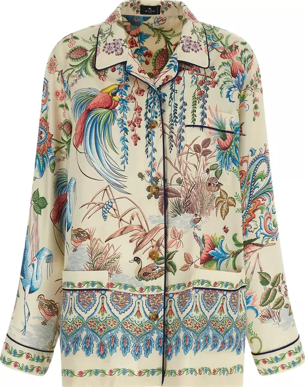 Multicolor Polyester Blouse