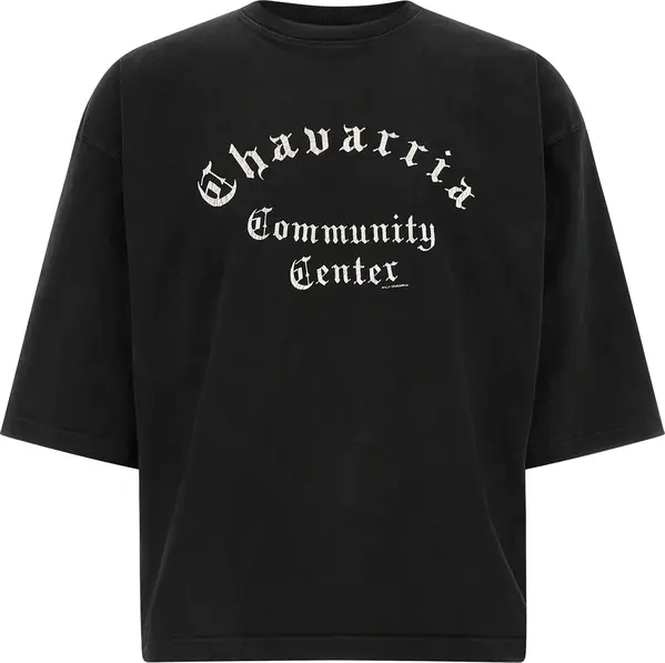 Black Cotton T-Shirt