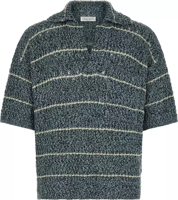 Multicolor Cotton Polo Shirt