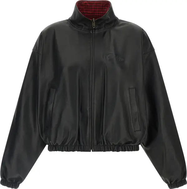 Black Lamb Leather Leather Jacket