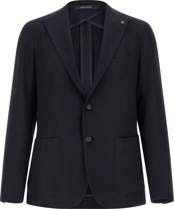 Blue Cotton Blazer