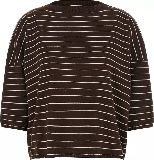 Brown Cotton Cardigan