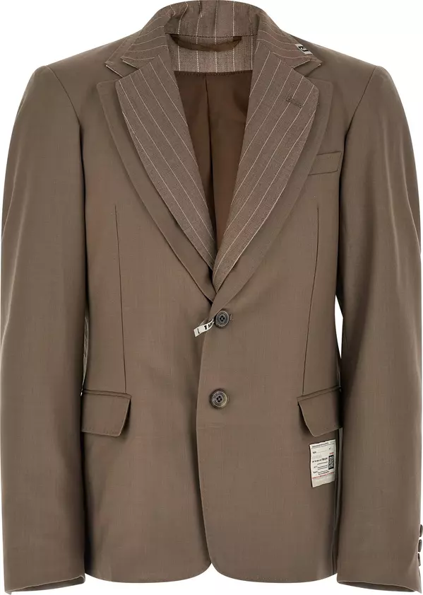 Beige Wool Blazer