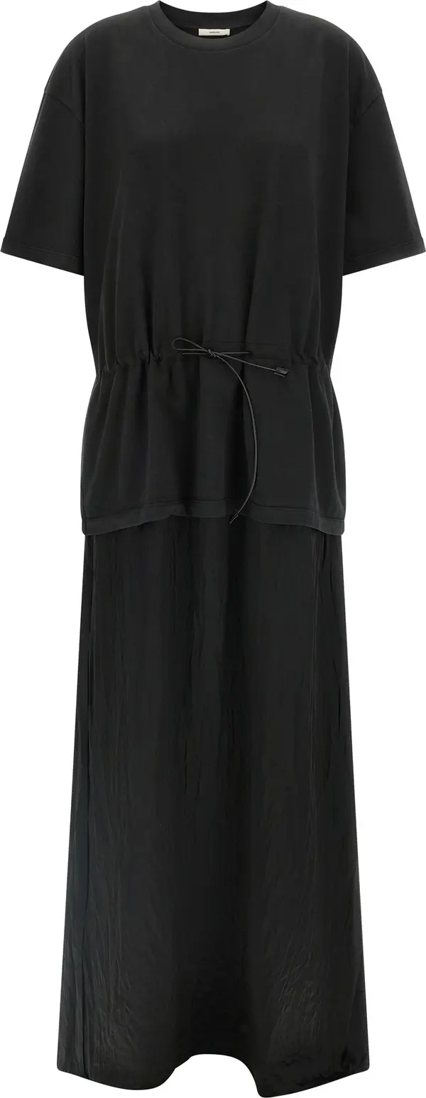 Black Cotton Long Dress