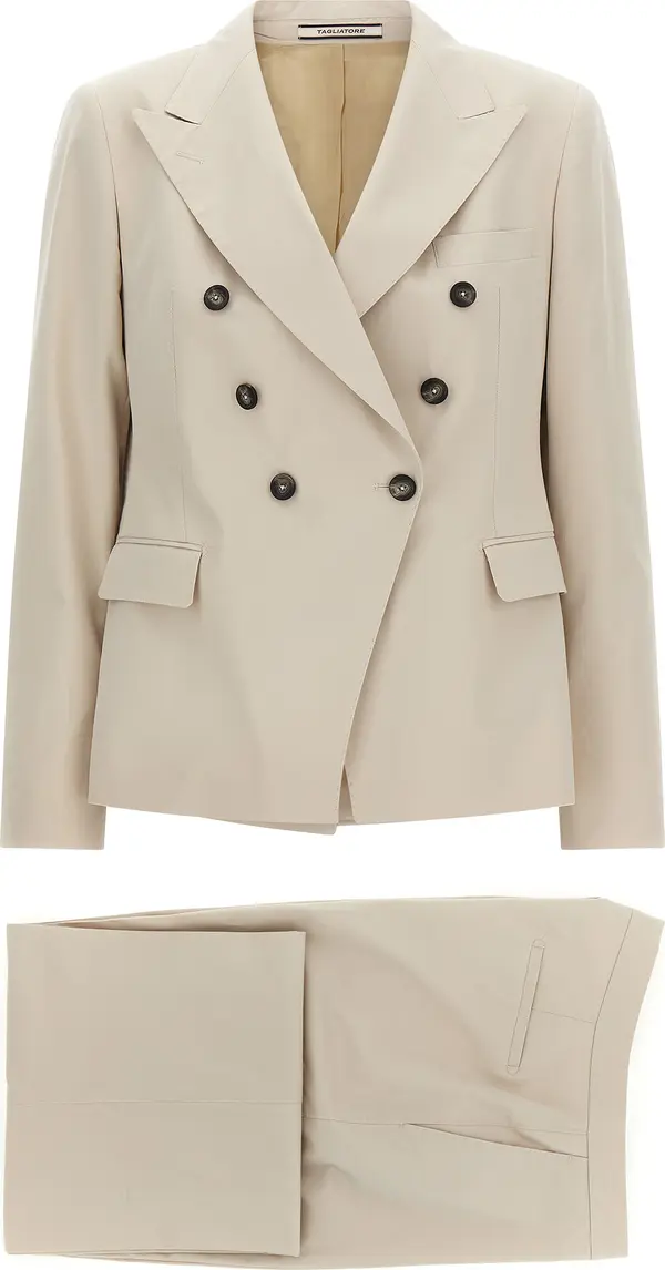 Beige Cotton Blazer