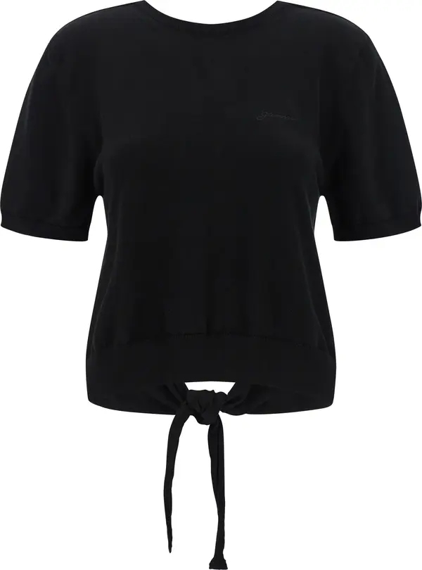 Black Organic Cotton Cardigan