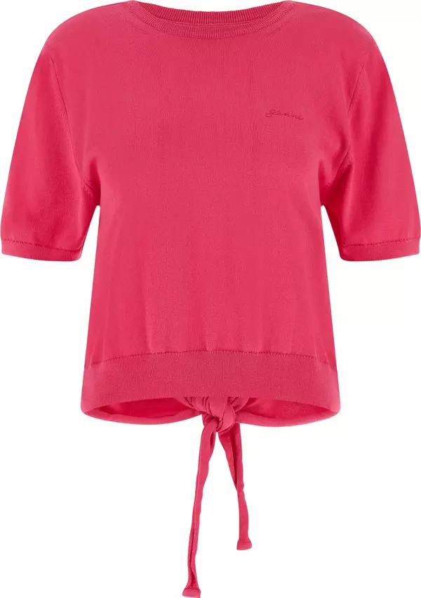 Fuchsia Organic Cotton Cardigan