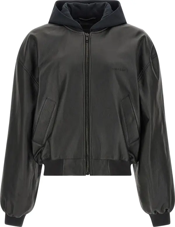 Black Lamb Leather Leather Jacket