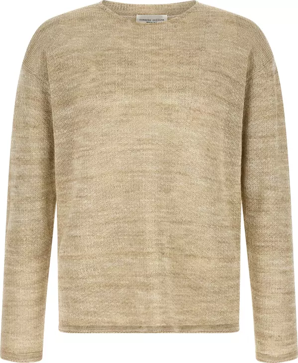 Beige Cotton Cardigan