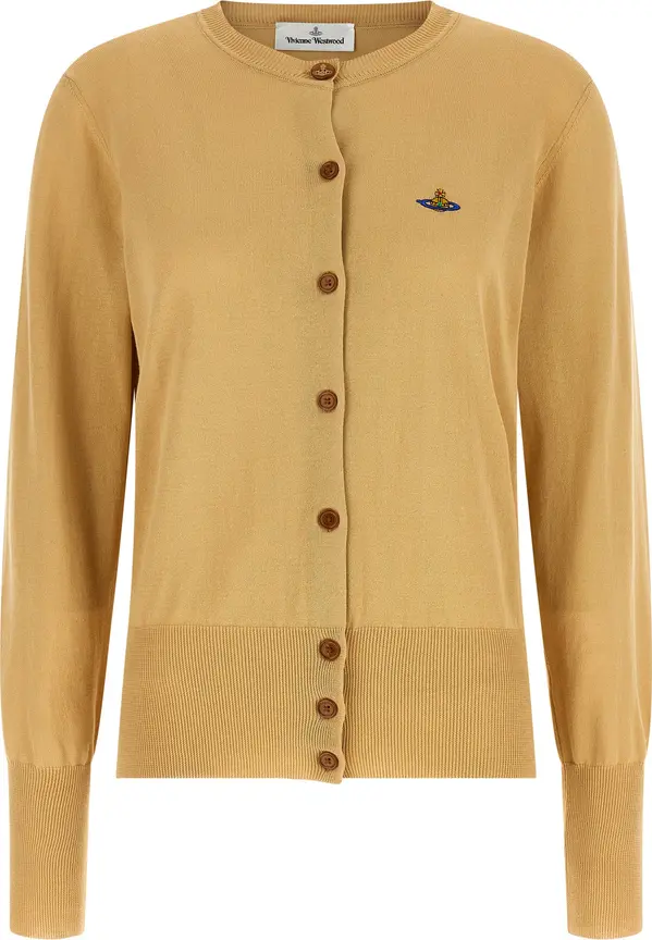 Beige Cotton Cardigan