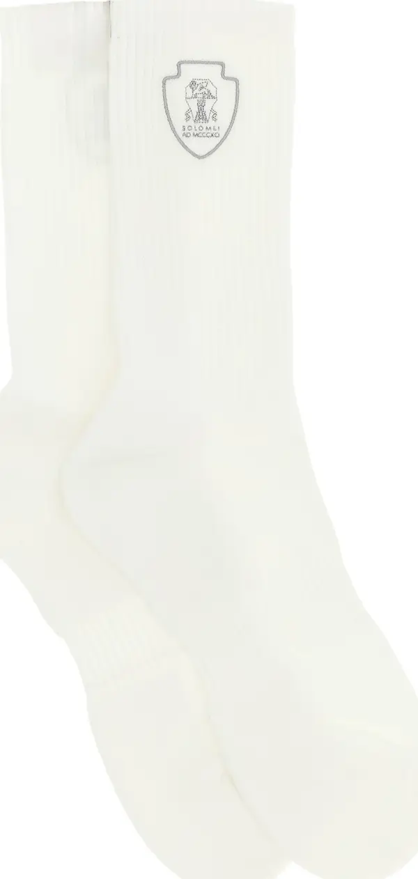 White Cotton Socks