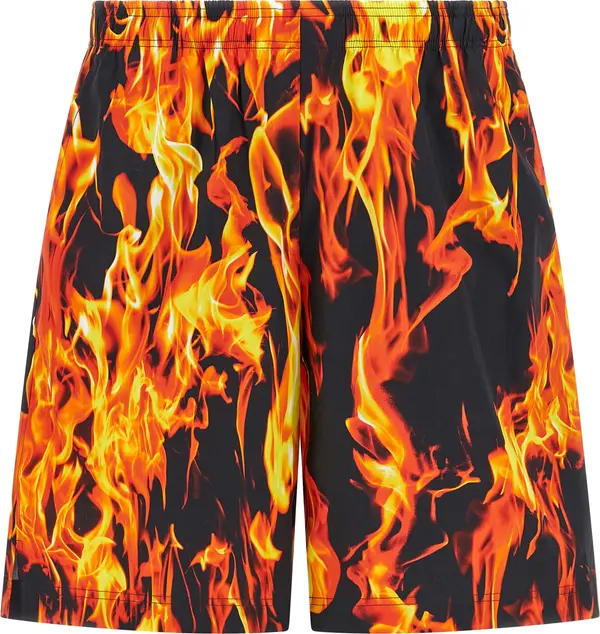 Multicolor Cotton Bermuda Shorts