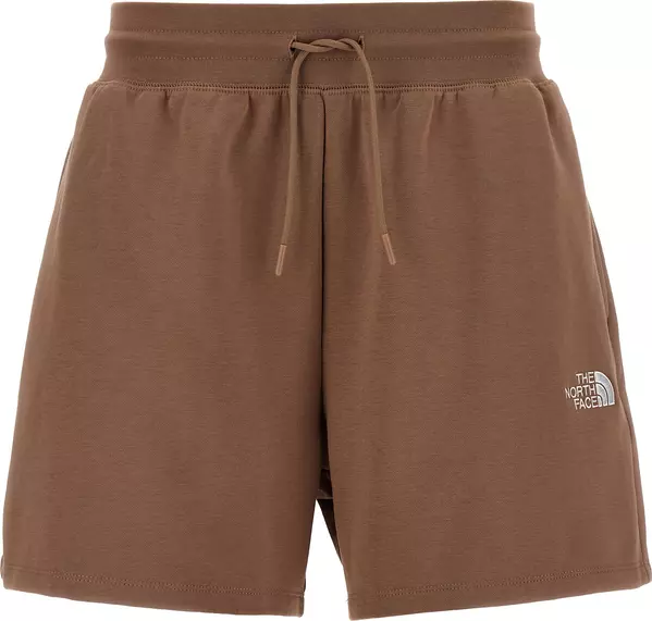 Brown Cotton Bermuda Shorts