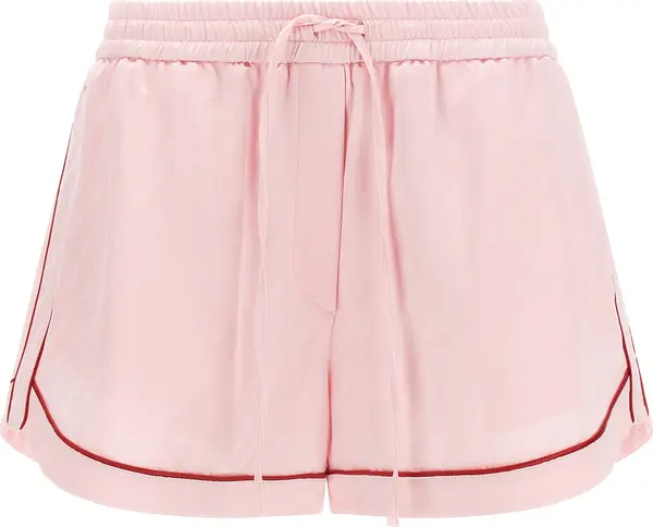 Multicolor Viscose Bermuda Shorts