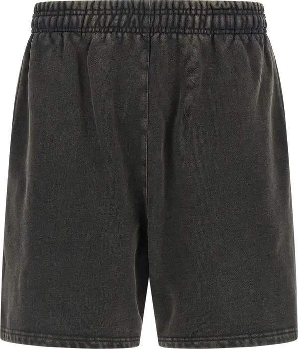 Gray Cotton Bermuda Shorts