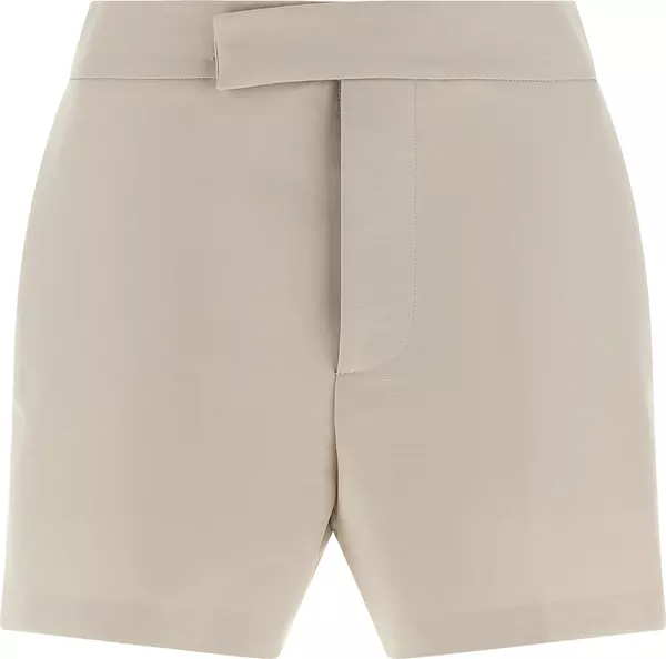 Gray Cotton Bermuda Shorts