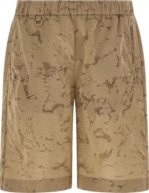 Beige Polyamide Bermuda Shorts