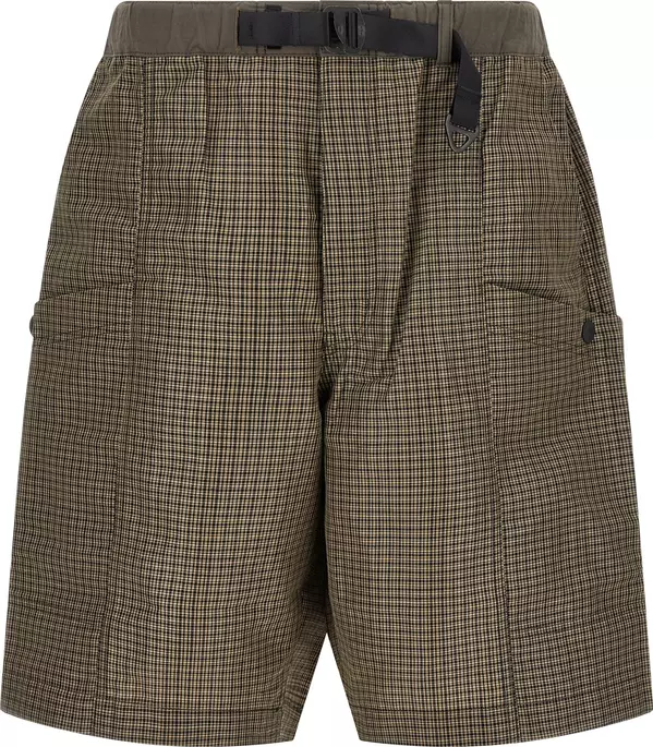 Bicolor Linen Bermuda Shorts