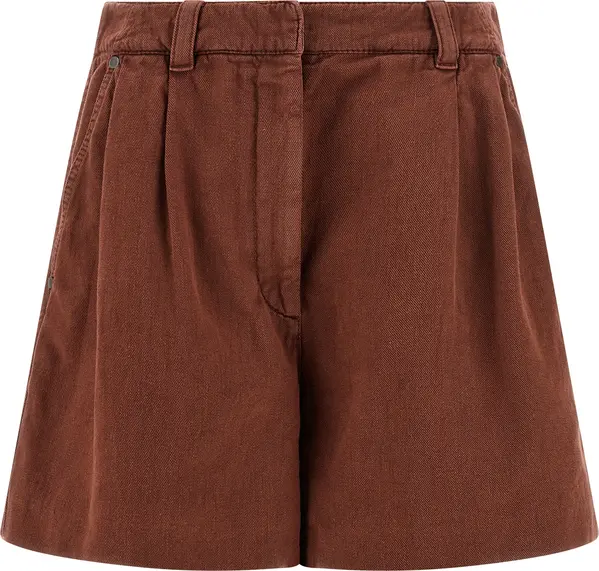 Multicolor Cotton Bermuda Shorts