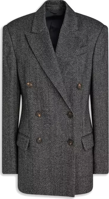 Black Elastane Blazer