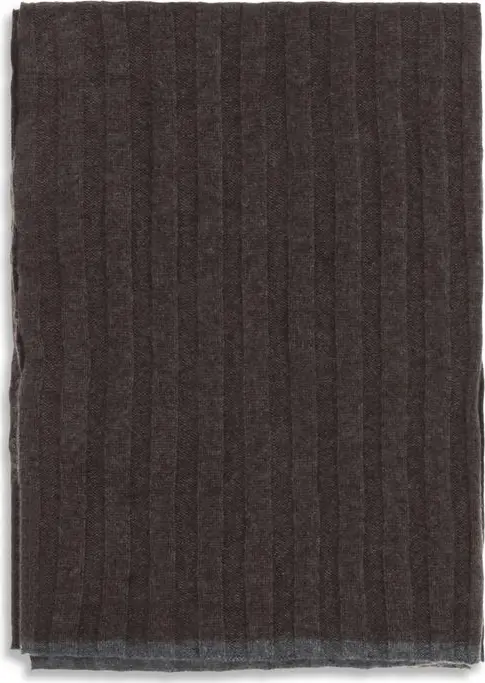Brown Cashmere Scarf