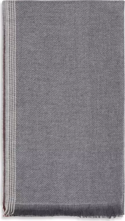 Gray Cashmere Scarf