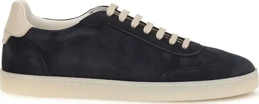 Brown Calf Leather Bos Taurus Low Top Sneakers
