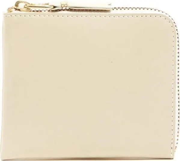 Beige Cowhide Cardholder