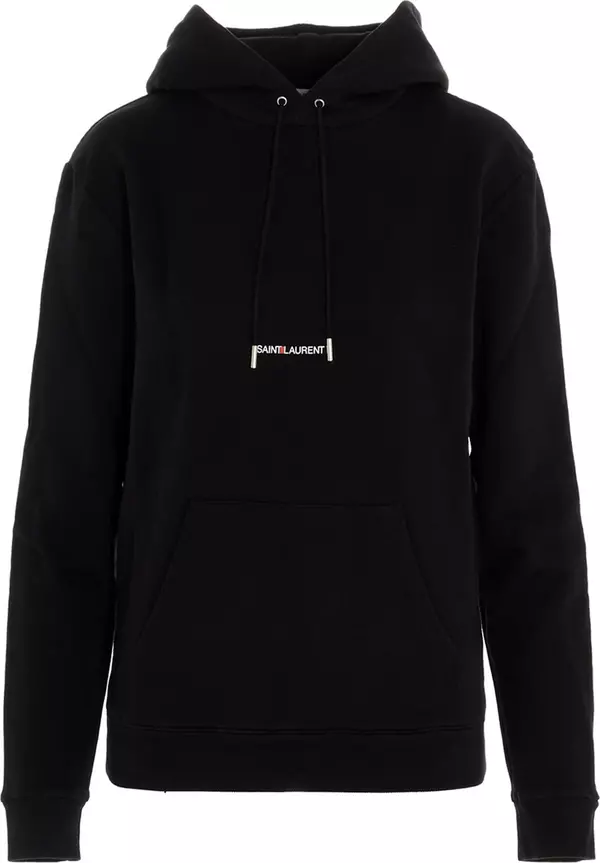 Black Cotton Sweatshirt