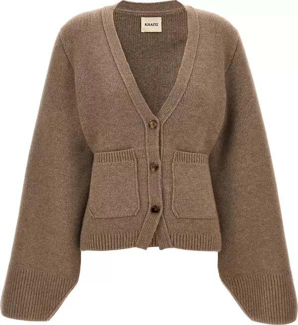 Brown Cashmere Cardigan